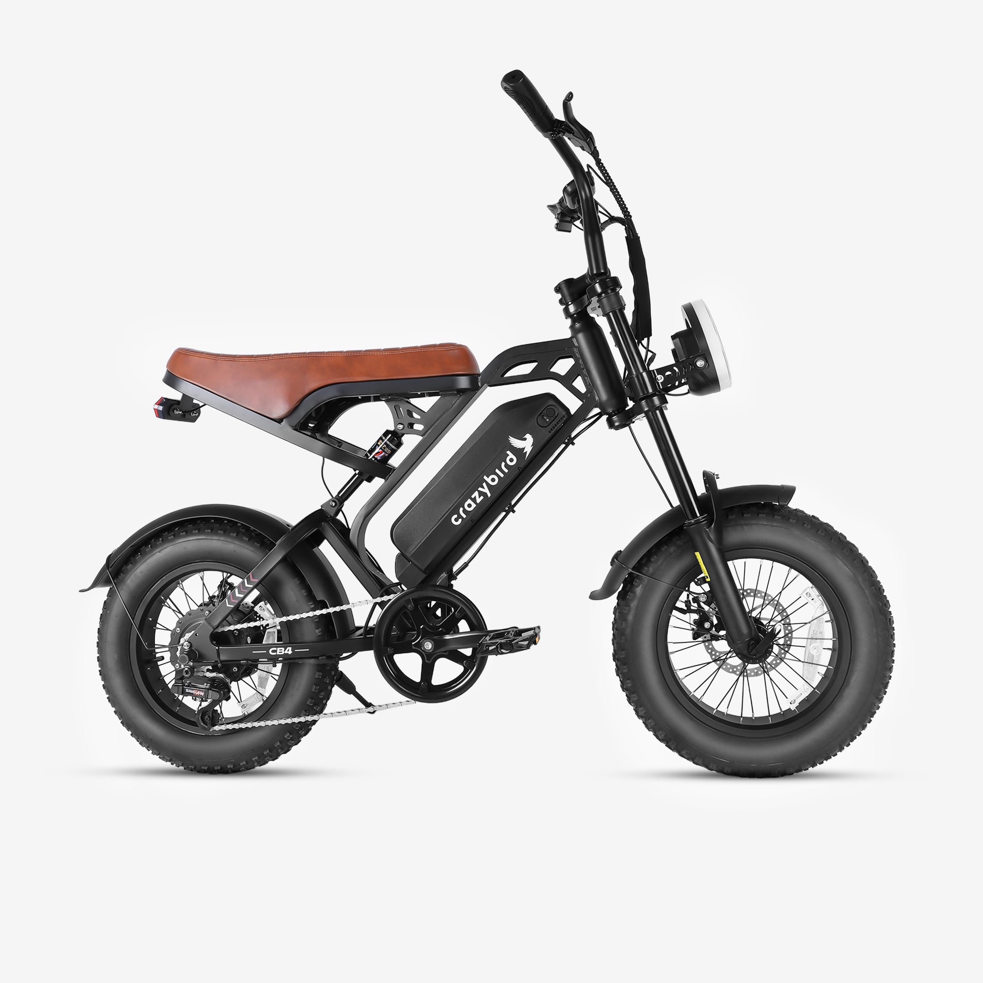 fahrrad de fatbike Crazybird CB4 E-Bike Herren Fatbike 16 Zoll