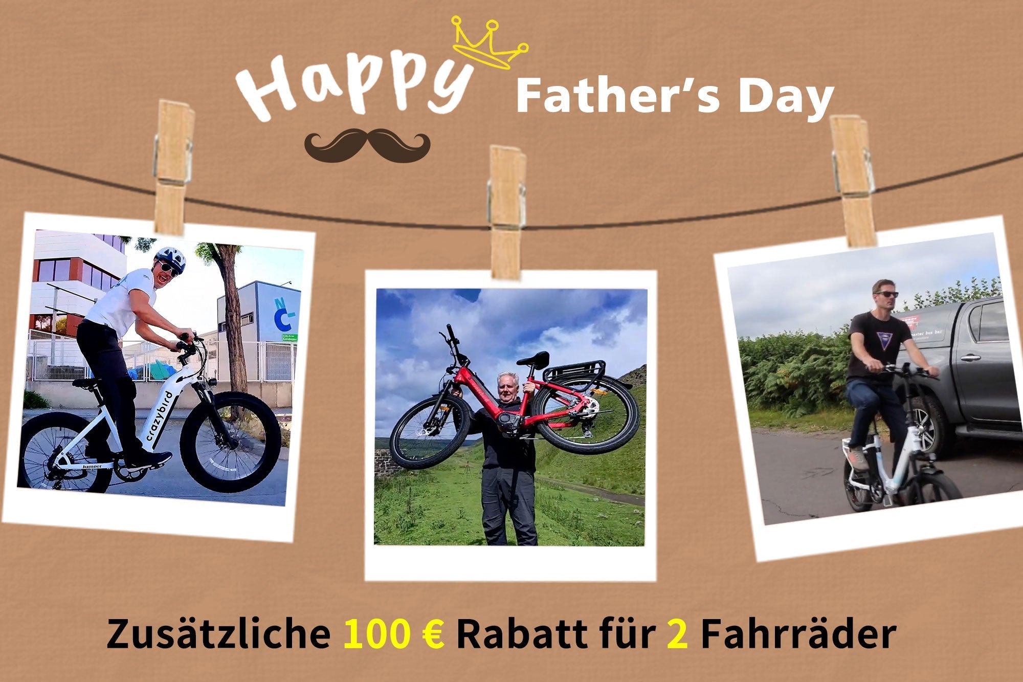 Fahr am Vatertag los und starte ins Abenteuer