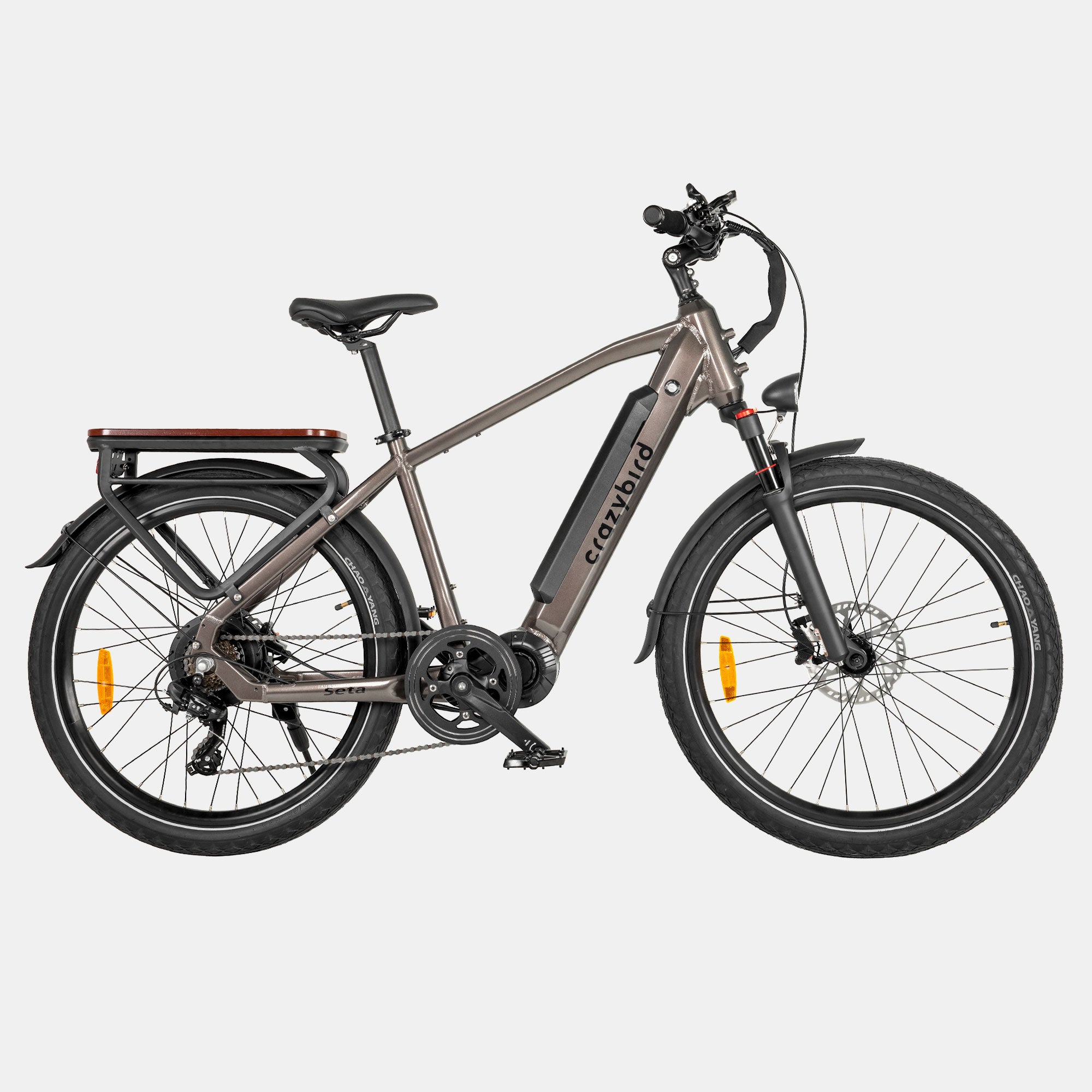 bird elektrofahrrad Crazybird-Seta Elektrofahrrad für Erwachsene 500W Motor Spitzen-E-Bike  48V/14 Ah Abnehmbarer Akku Elektrofahrrad mit 7-Gang 26" Elektrisches  Mountainbike mit vorderer Federung bis zu 50 Meilen